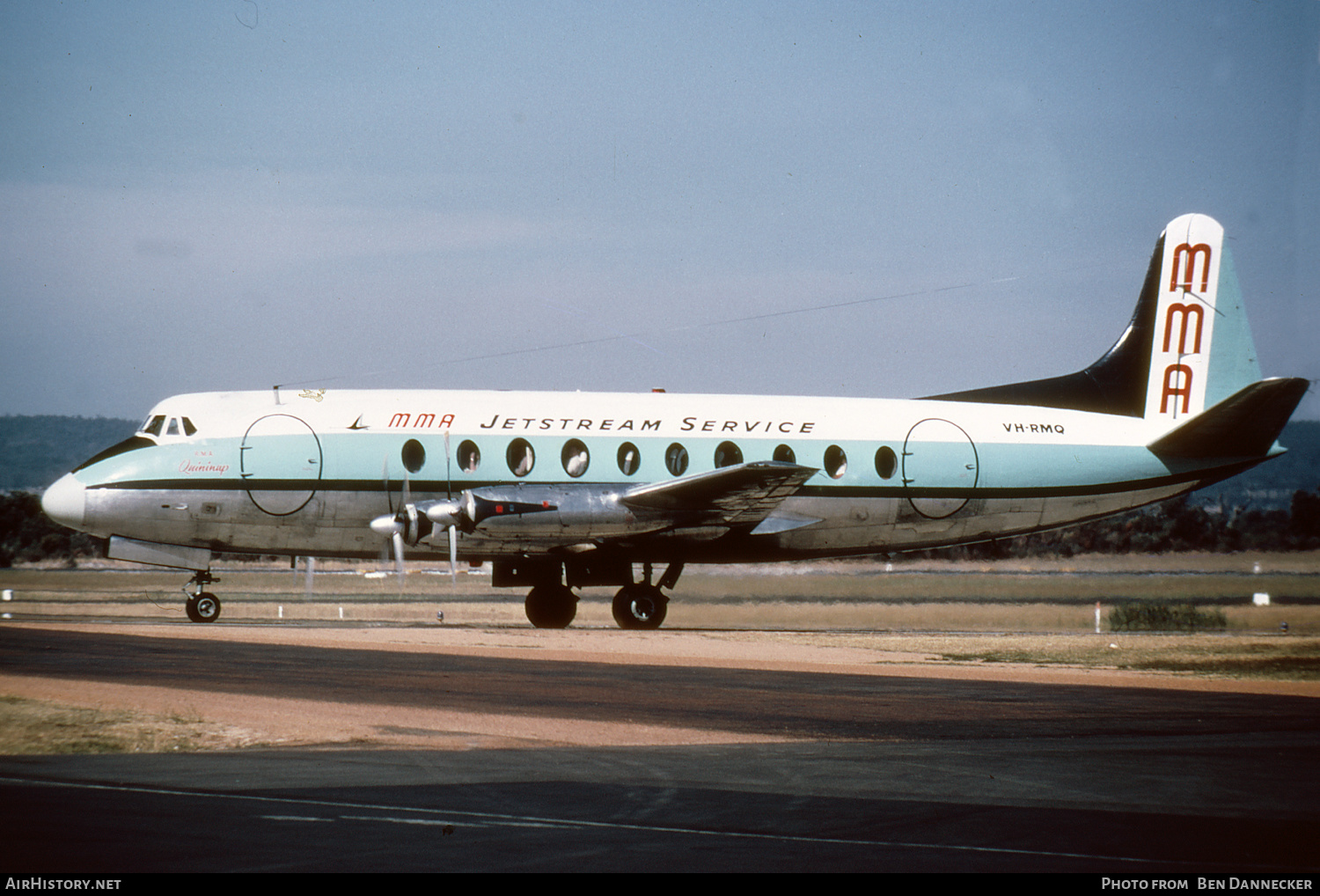 Aircraft Photo of VH-RMQ | Vickers 720 Viscount | MacRobertson Miller Airlines - MMA | AirHistory.net #307895