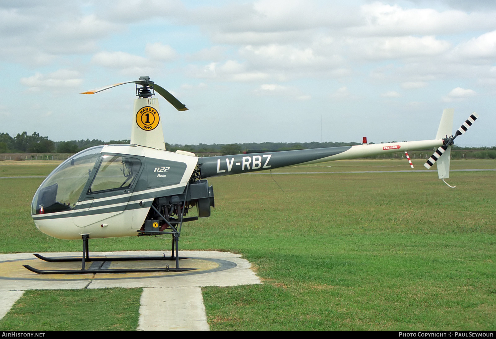 Aircraft Photo of LV-RBZ | Robinson R-22 Beta | Hangar Uno | AirHistory.net #307914