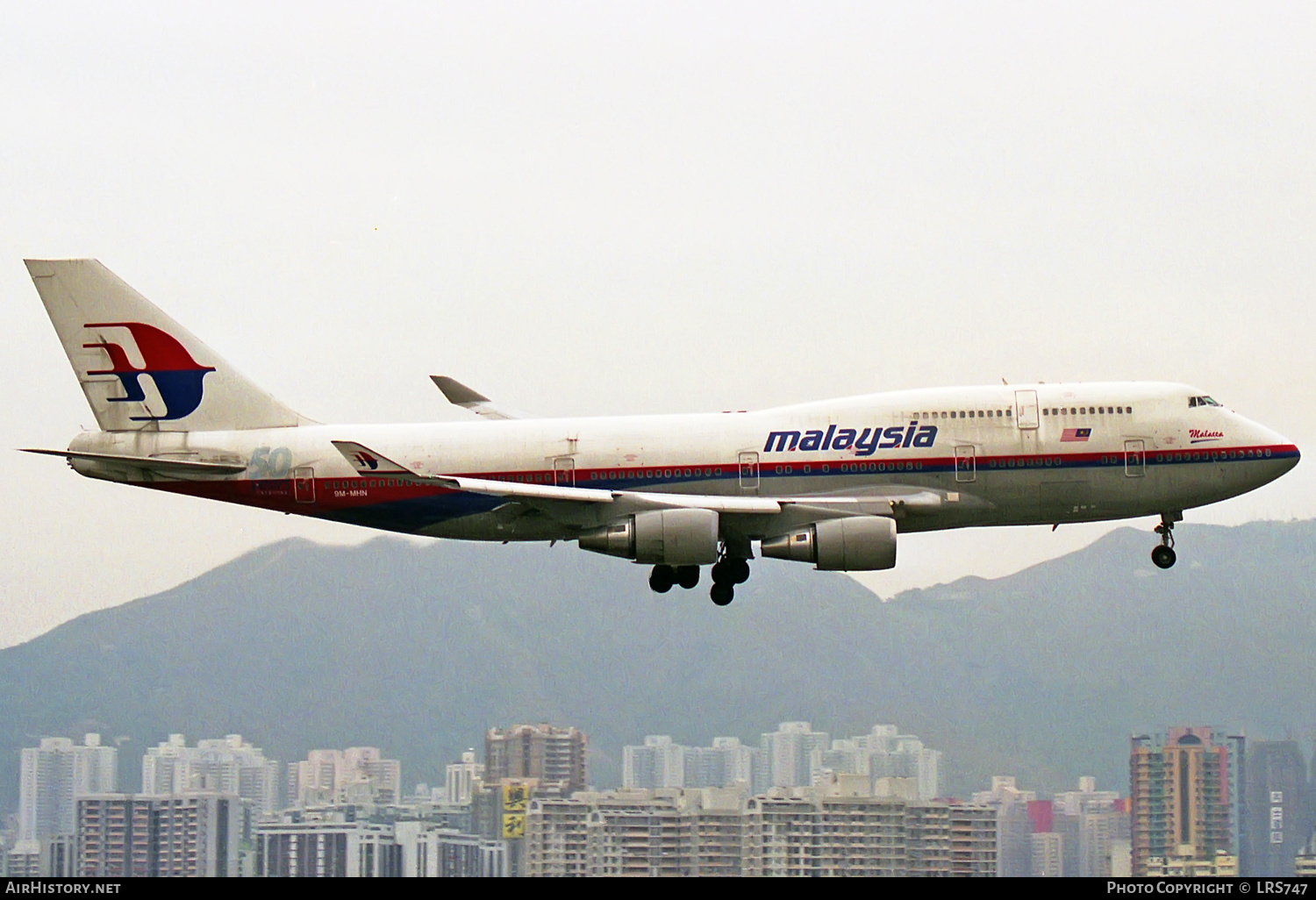 Aircraft Photo of 9M-MHN | Boeing 747-4H6 | Malaysia Airlines | AirHistory.net #307921