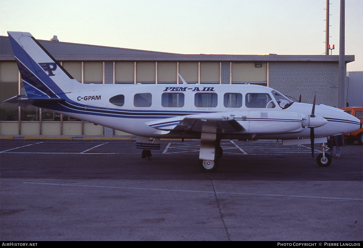 Aircraft Photo of C-GPAM | Piper PA-31-350 Navajo Chieftain | Pem-Air | AirHistory.net #307969