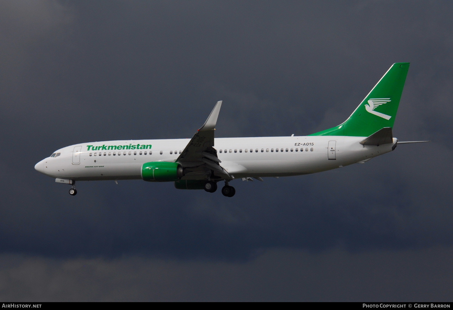 Aircraft Photo of EZ-A015 | Boeing 737-82K | Turkmenistan Airlines | AirHistory.net #307999