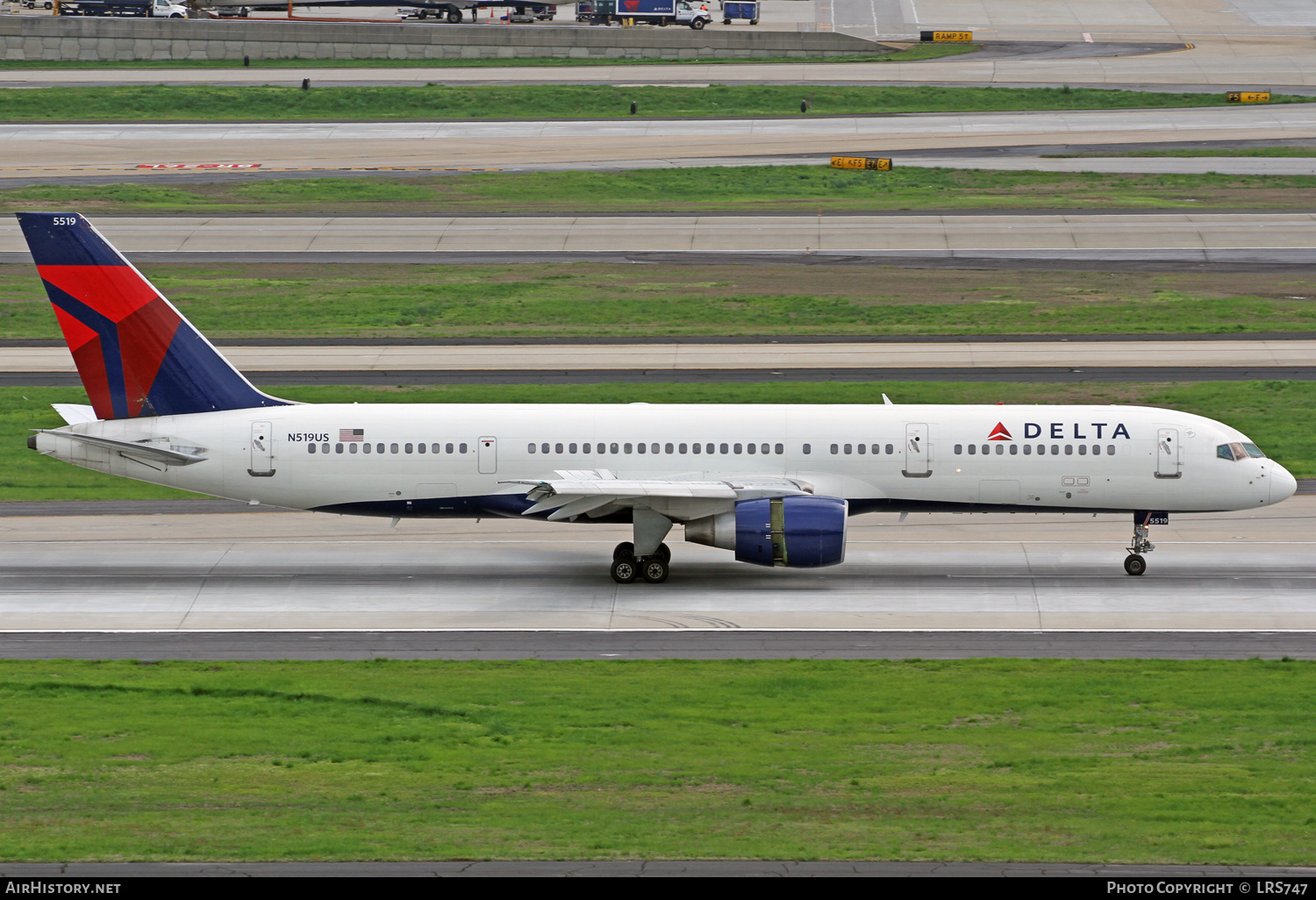 Aircraft Photo of N519US | Boeing 757-251 | Delta Air Lines | AirHistory.net #308009