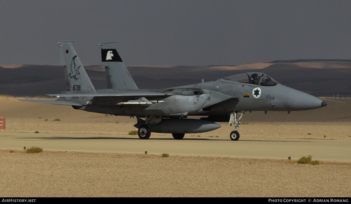 Aircraft Photo of 678 / 76-1514 | McDonnell Douglas F-15A Baz | Israel - Air Force | AirHistory.net #308014