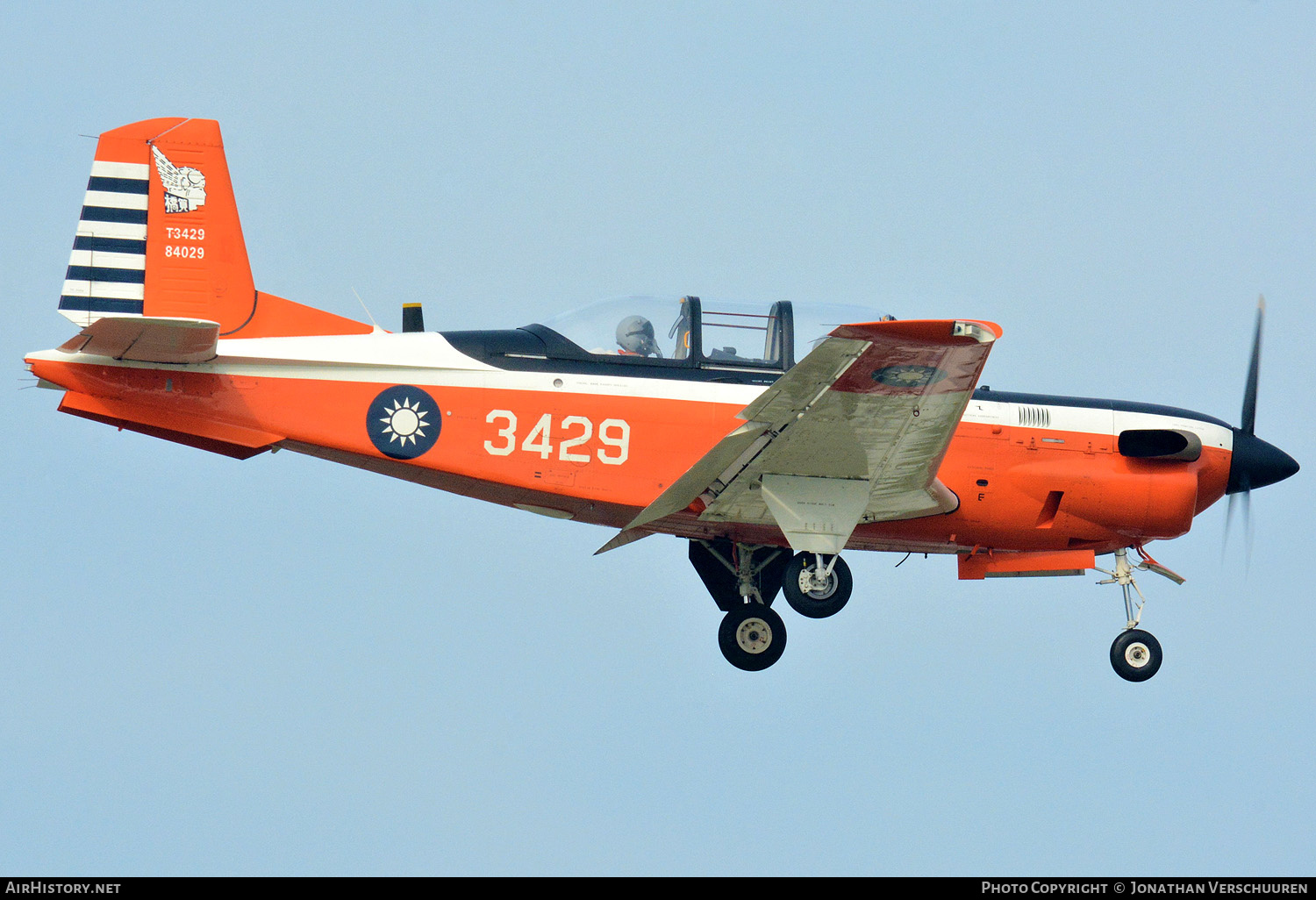 Aircraft Photo of T-3429 / 3429 | Beech T-34C-1 Turbo Mentor (45) | Taiwan - Air Force | AirHistory.net #308019