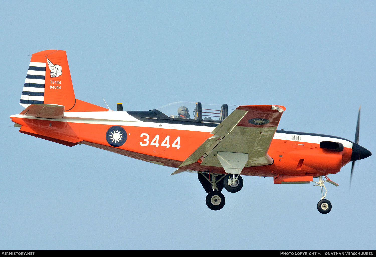 Aircraft Photo of T-3444 / 3444 | Beech T-34C-1 Turbo Mentor | Taiwan - Air Force | AirHistory.net #308022