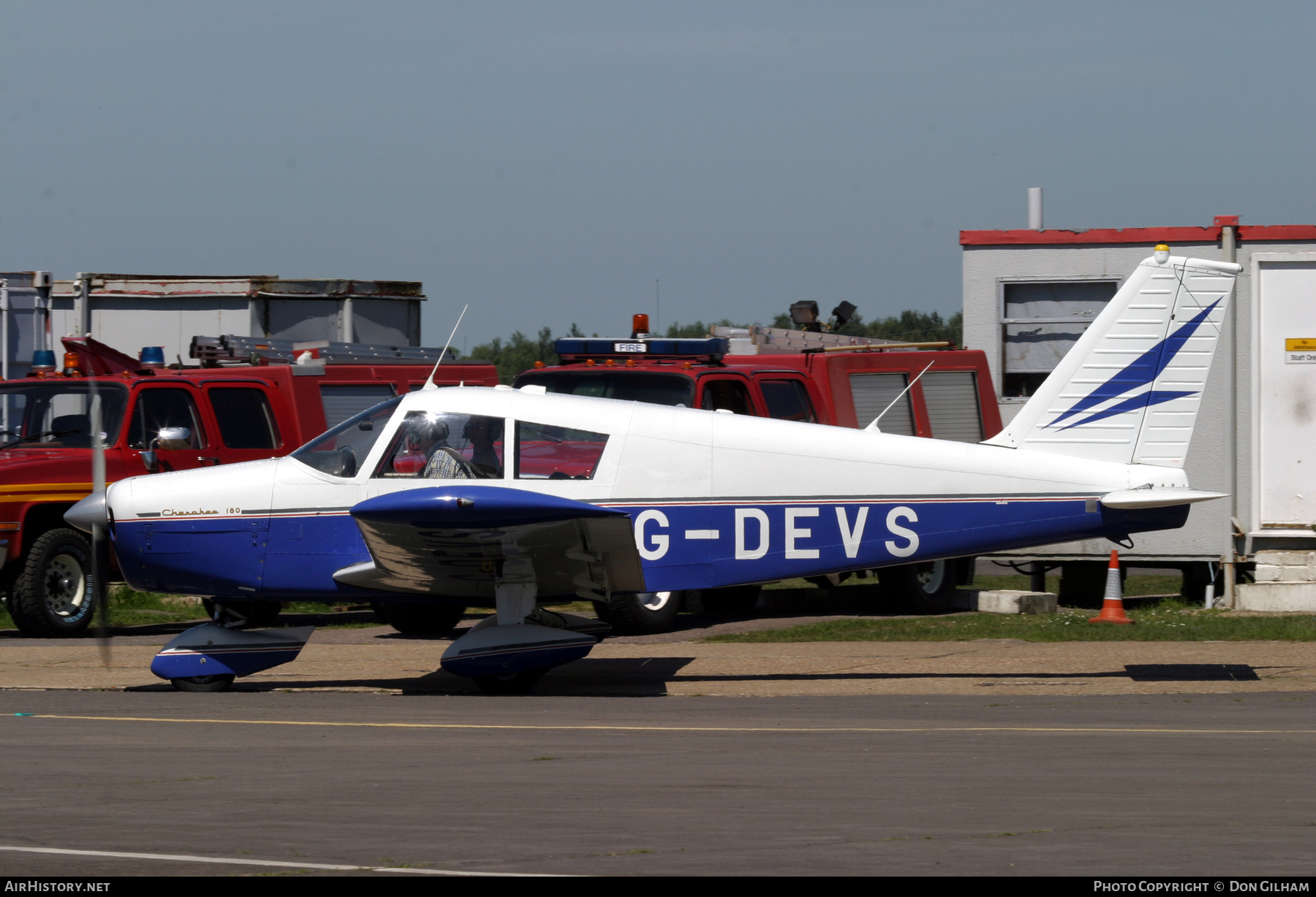 Aircraft Photo of G-DEVS | Piper PA-28-180 Cherokee B | AirHistory.net #308028