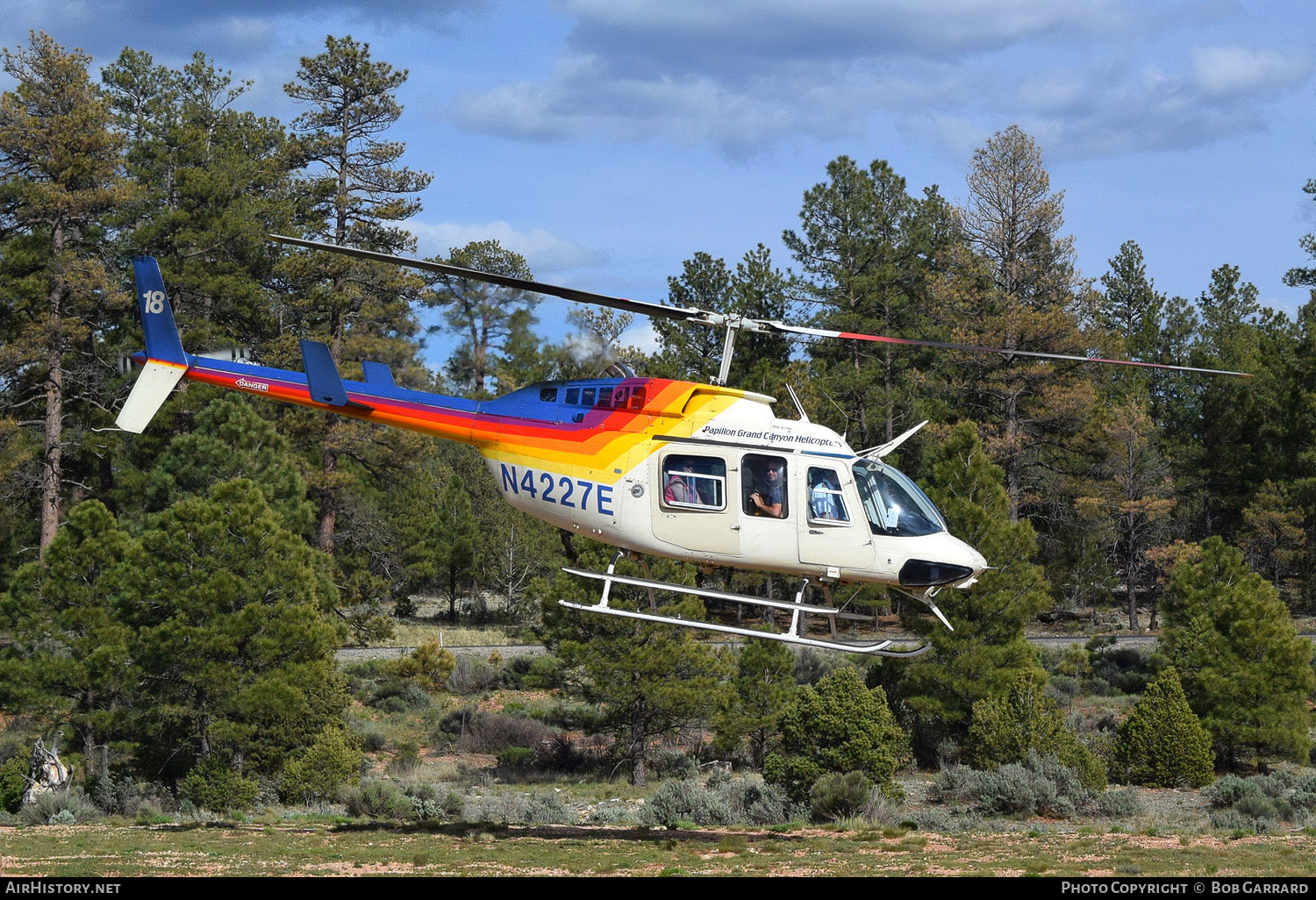 Aircraft Photo of N4227E | Bell 206L-1 LongRanger II | Papillon Grand Canyon Helicopters | AirHistory.net #308041