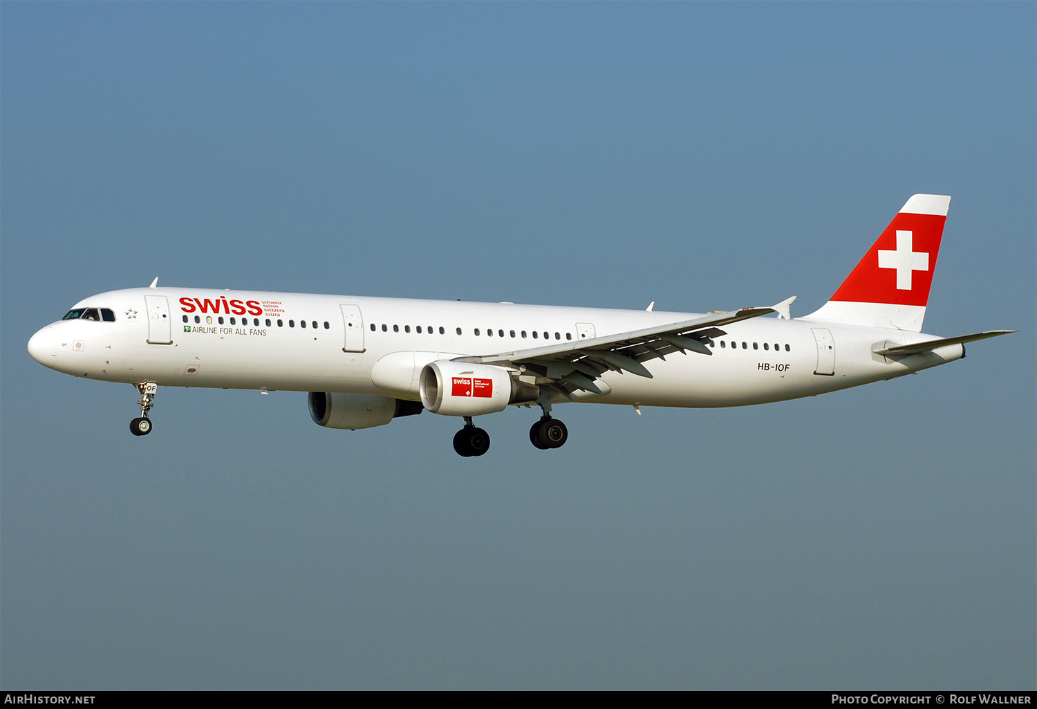Aircraft Photo of HB-IOF | Airbus A321-111 | Swiss International Air Lines | AirHistory.net #308119