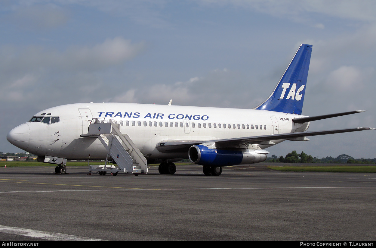 Aircraft Photo of TN-AHI | Boeing 737-247/Adv | Trans Air Congo - TAC | AirHistory.net #308126