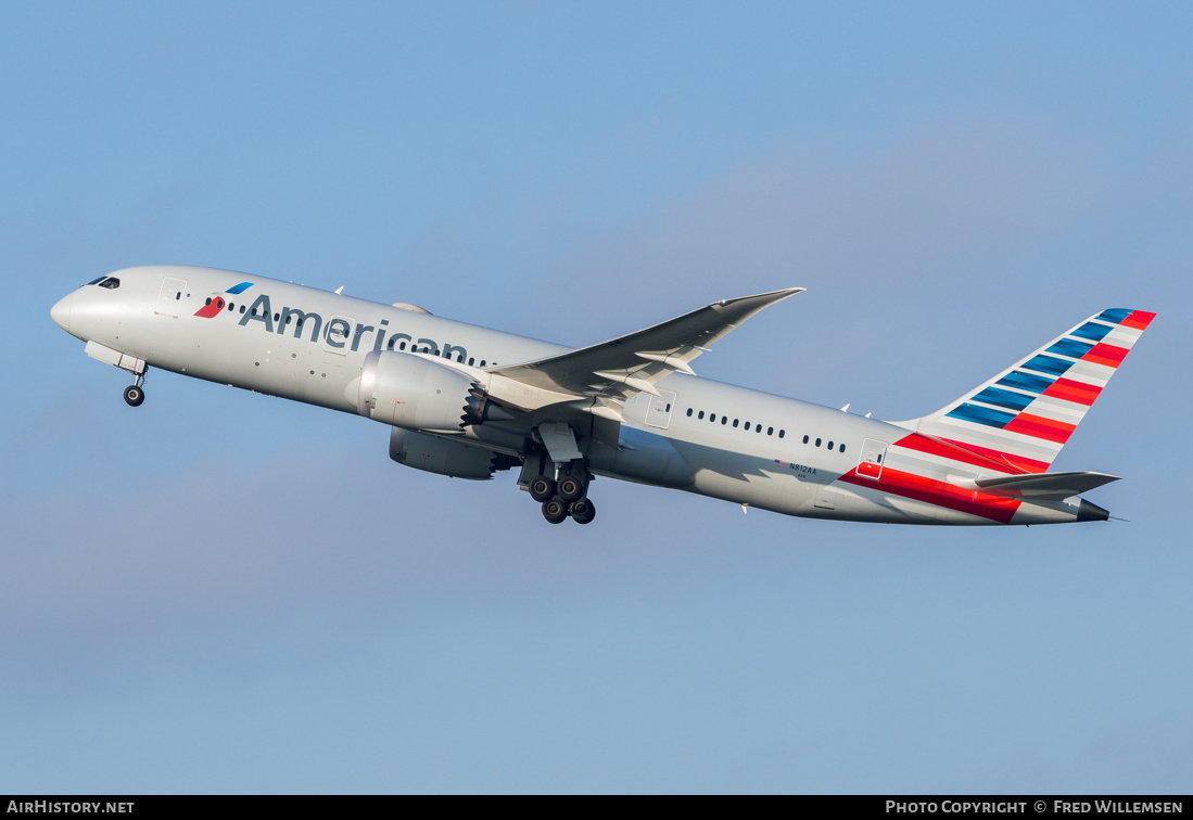 Aircraft Photo of N812AA | Boeing 787-8 Dreamliner | American Airlines | AirHistory.net #308168
