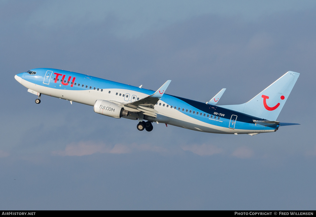 Aircraft Photo of OO-TUV | Boeing 737-86J | TUI | AirHistory.net #308169