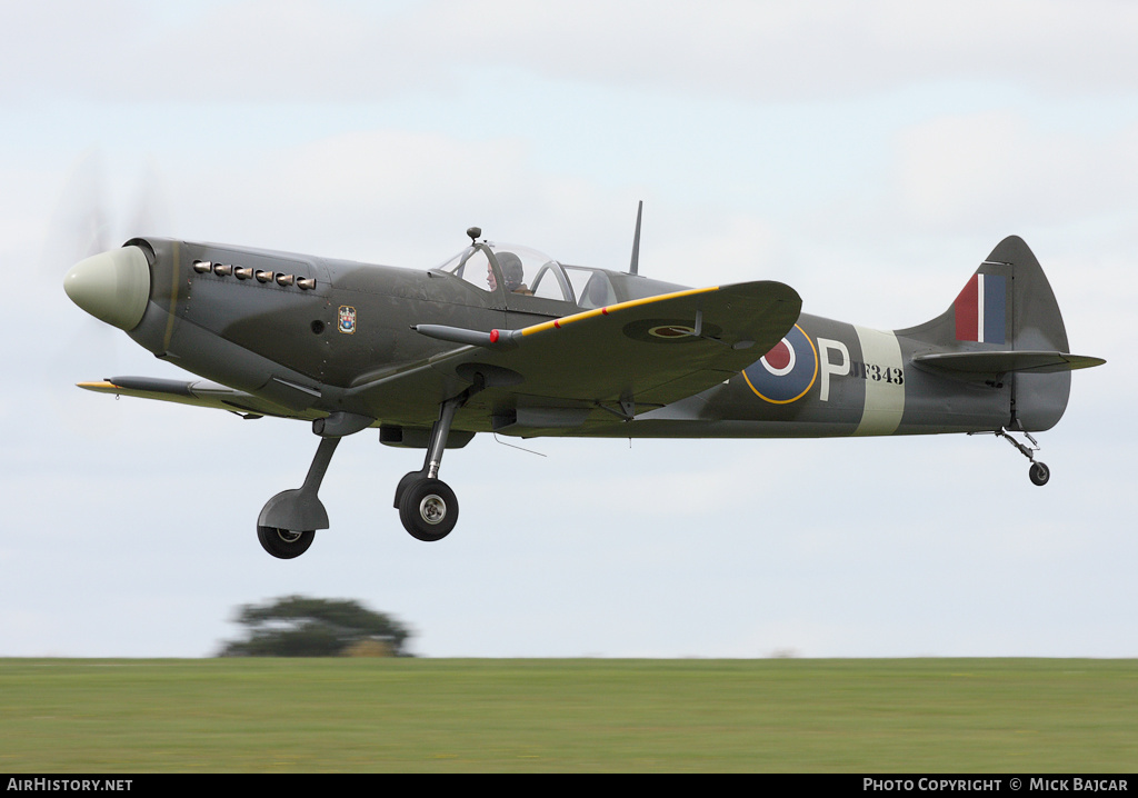 Aircraft Photo of G-CCZP / JF343 | Supermarine Aircraft Spitfire Mk26 | UK - Air Force | AirHistory.net #308171