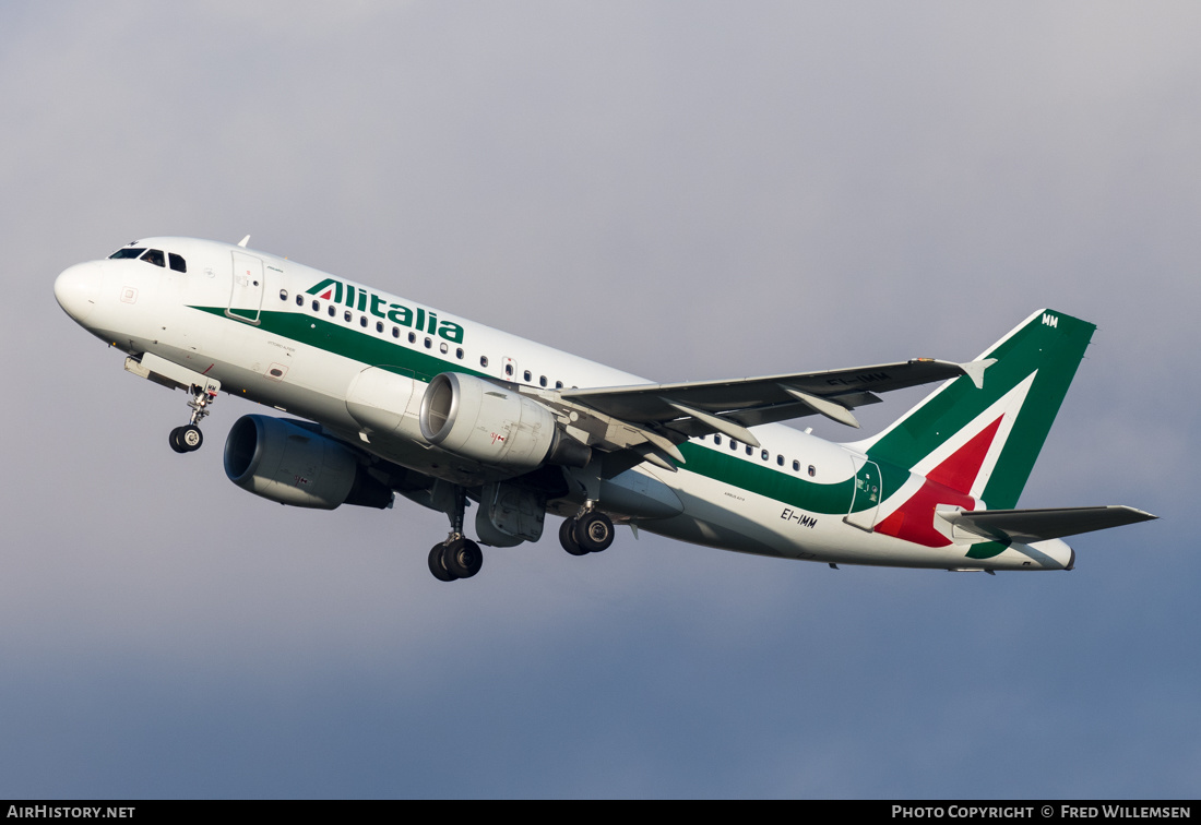Aircraft Photo of EI-IMM | Airbus A319-111 | Alitalia | AirHistory.net #308182