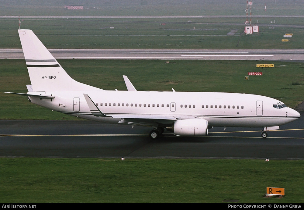 Aircraft Photo of VP-BFO | Boeing 737-7CP BBJ | AirHistory.net #308194