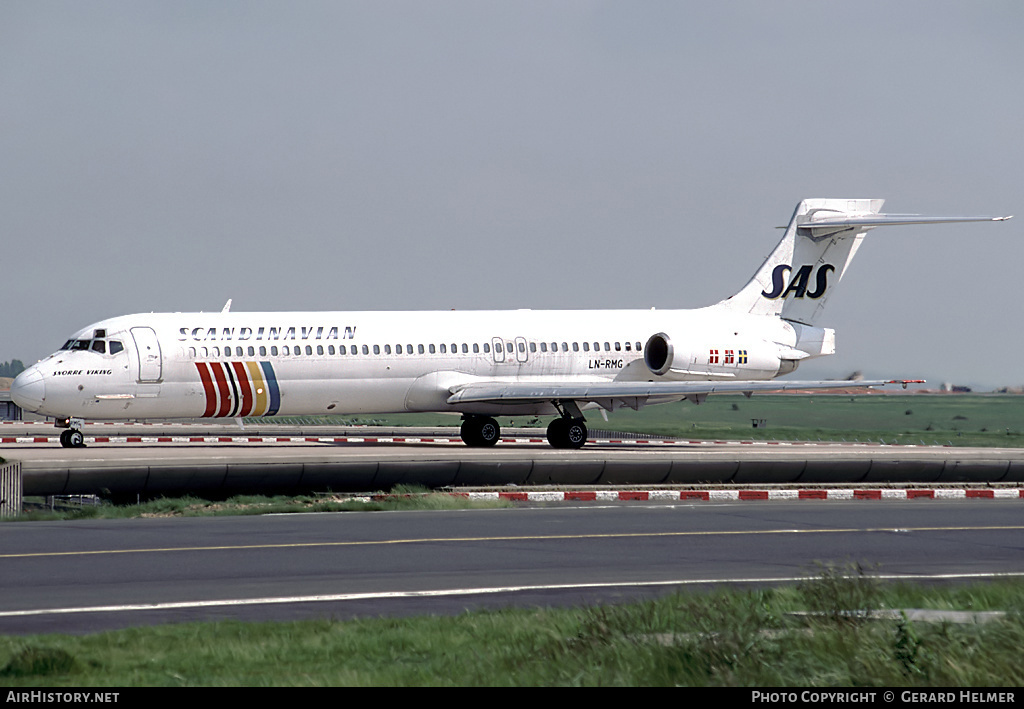 Aircraft Photo of LN-RMG | McDonnell Douglas MD-87 (DC-9-87) | Scandinavian Airlines - SAS | AirHistory.net #308212
