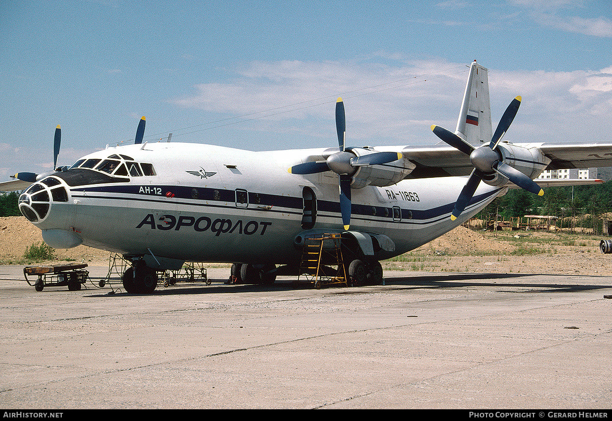 Aircraft Photo of RA-11863 | Antonov An-12TB | Aeroflot | AirHistory.net #308225