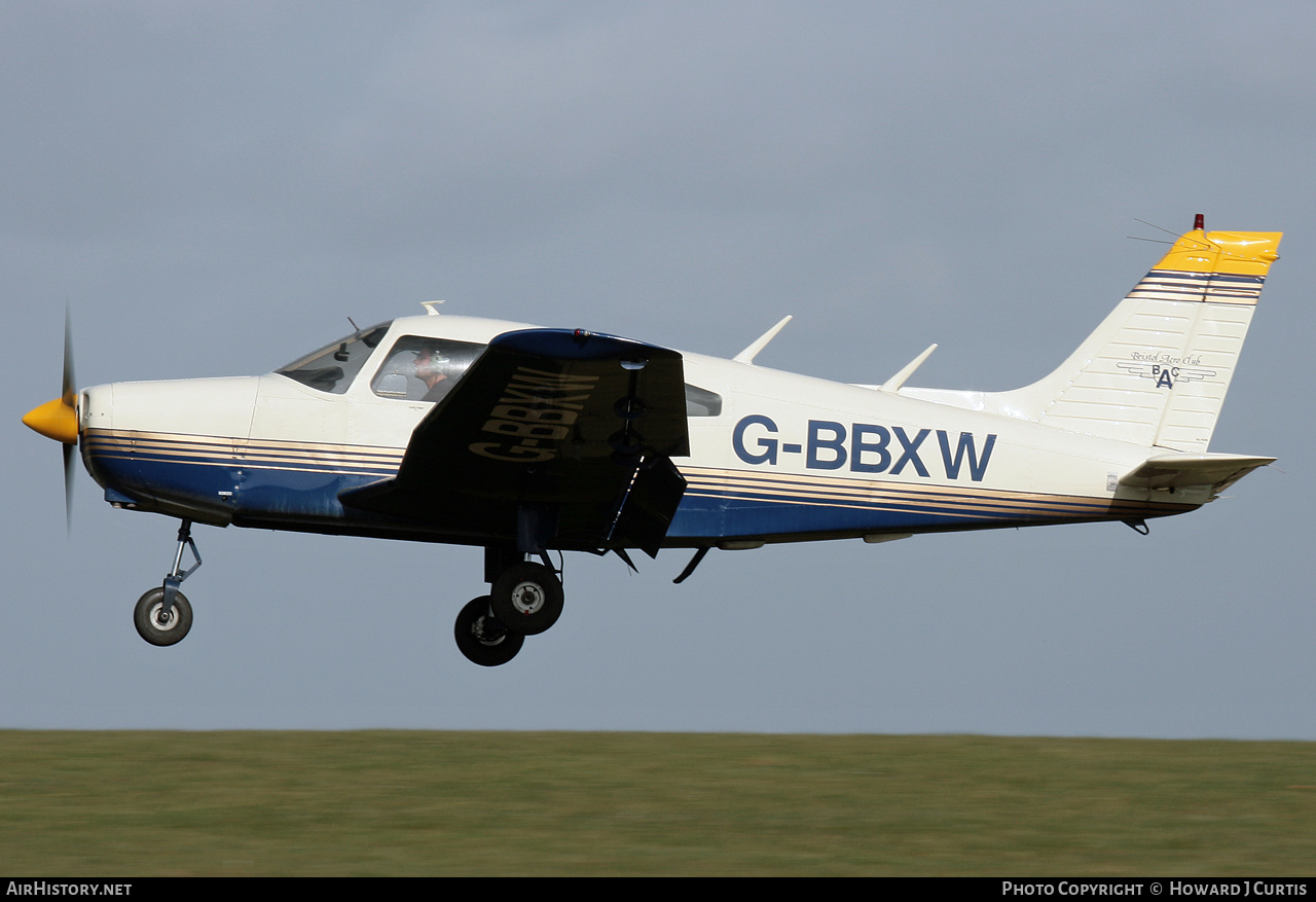 Aircraft Photo of G-BBXW | Piper PA-28-151 Cherokee Warrior | Bristol Aero Club | AirHistory.net #308230