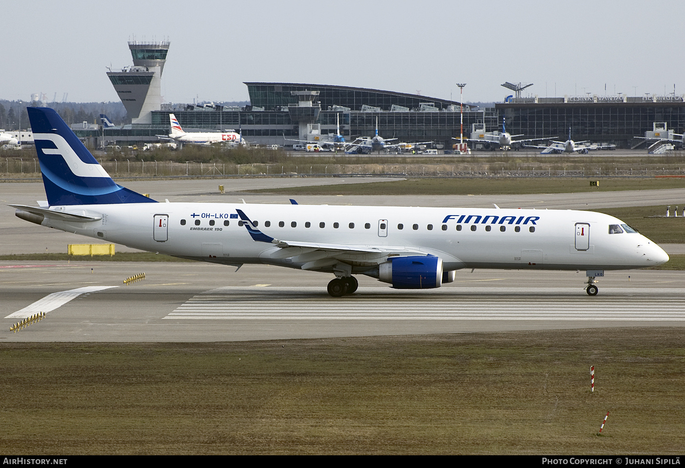 Aircraft Photo of OH-LKO | Embraer 190LR (ERJ-190-100LR) | Finnair | AirHistory.net #308233