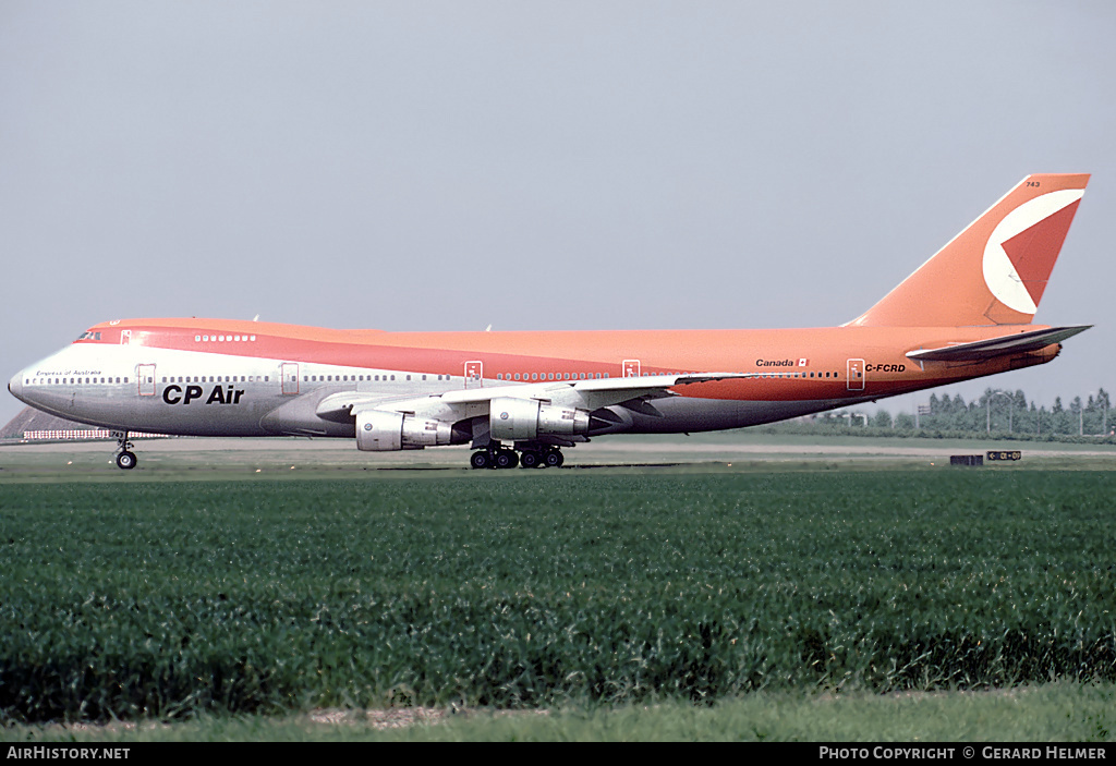 Aircraft Photo of C-FCRD | Boeing 747-217B | CP Air | AirHistory.net #308237