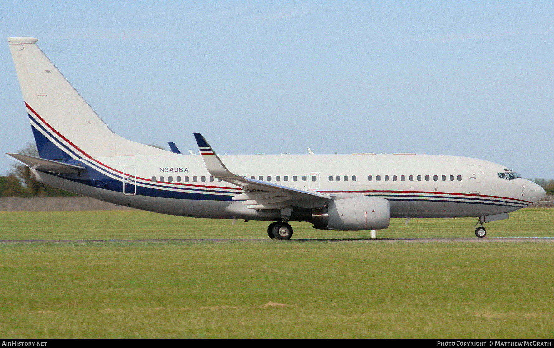 Aircraft Photo of N349BA | Boeing 737-73Q BBJ | AirHistory.net #308248