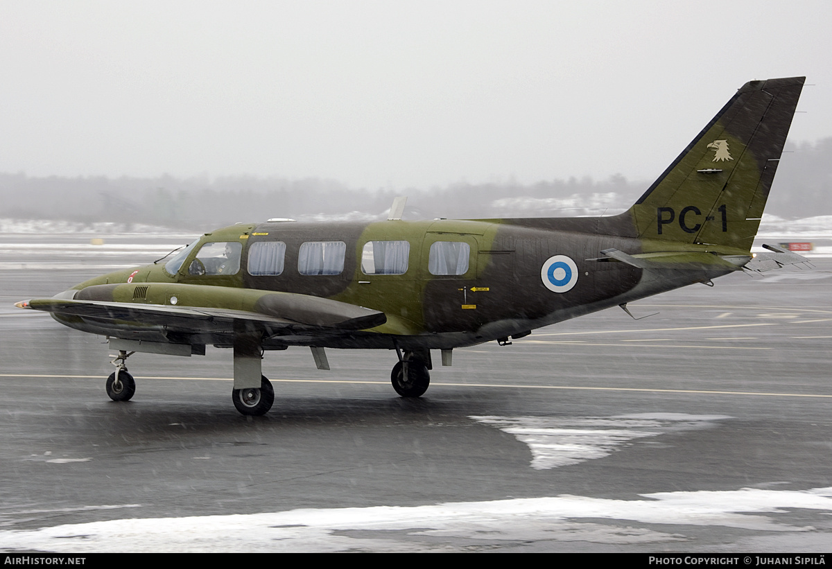 Aircraft Photo of PC-1 | Piper PA-31-350 Chieftain | Finland - Air Force | AirHistory.net #308299