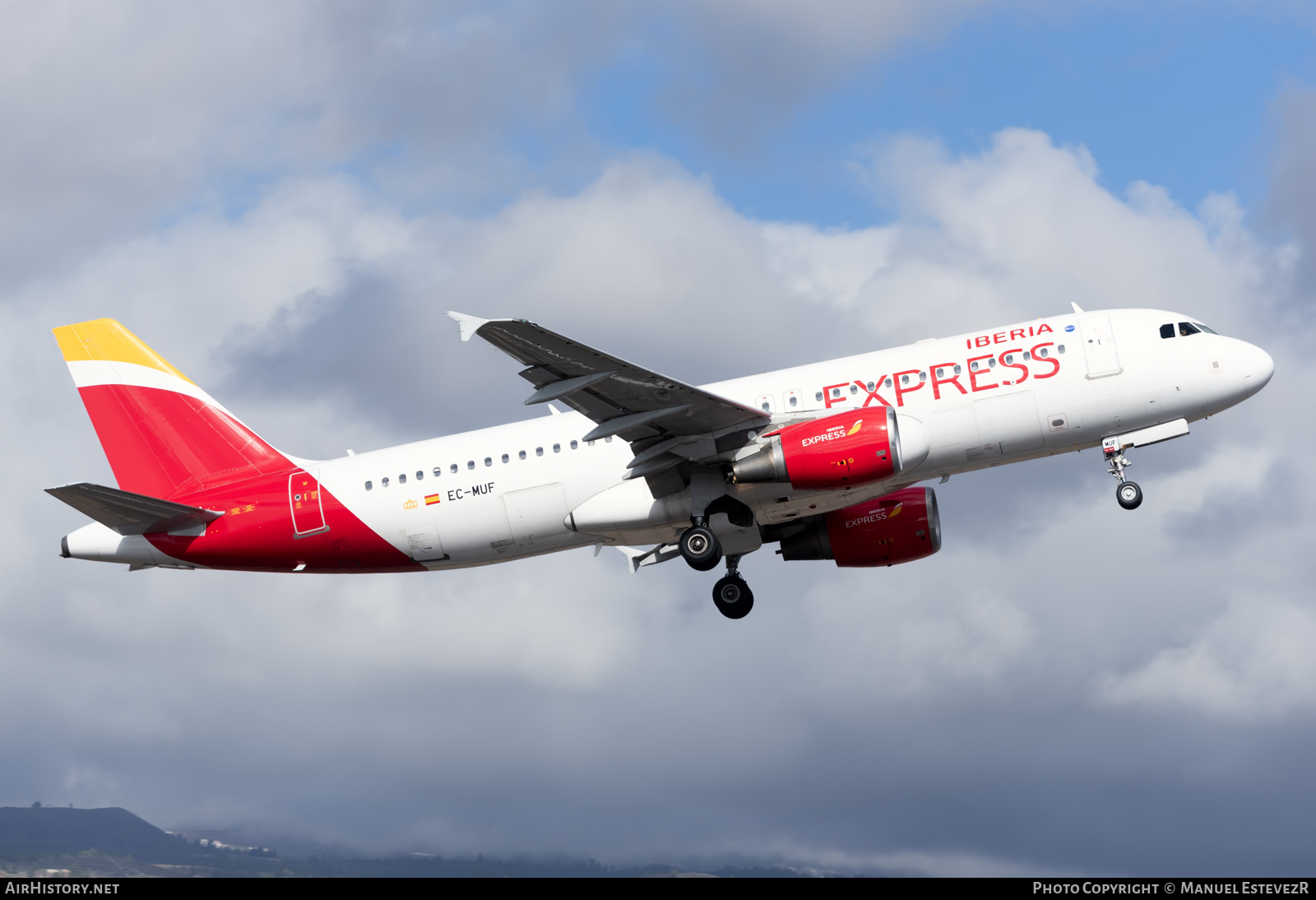 Aircraft Photo of EC-MUF | Airbus A320-214 | Iberia Express | AirHistory.net #308310