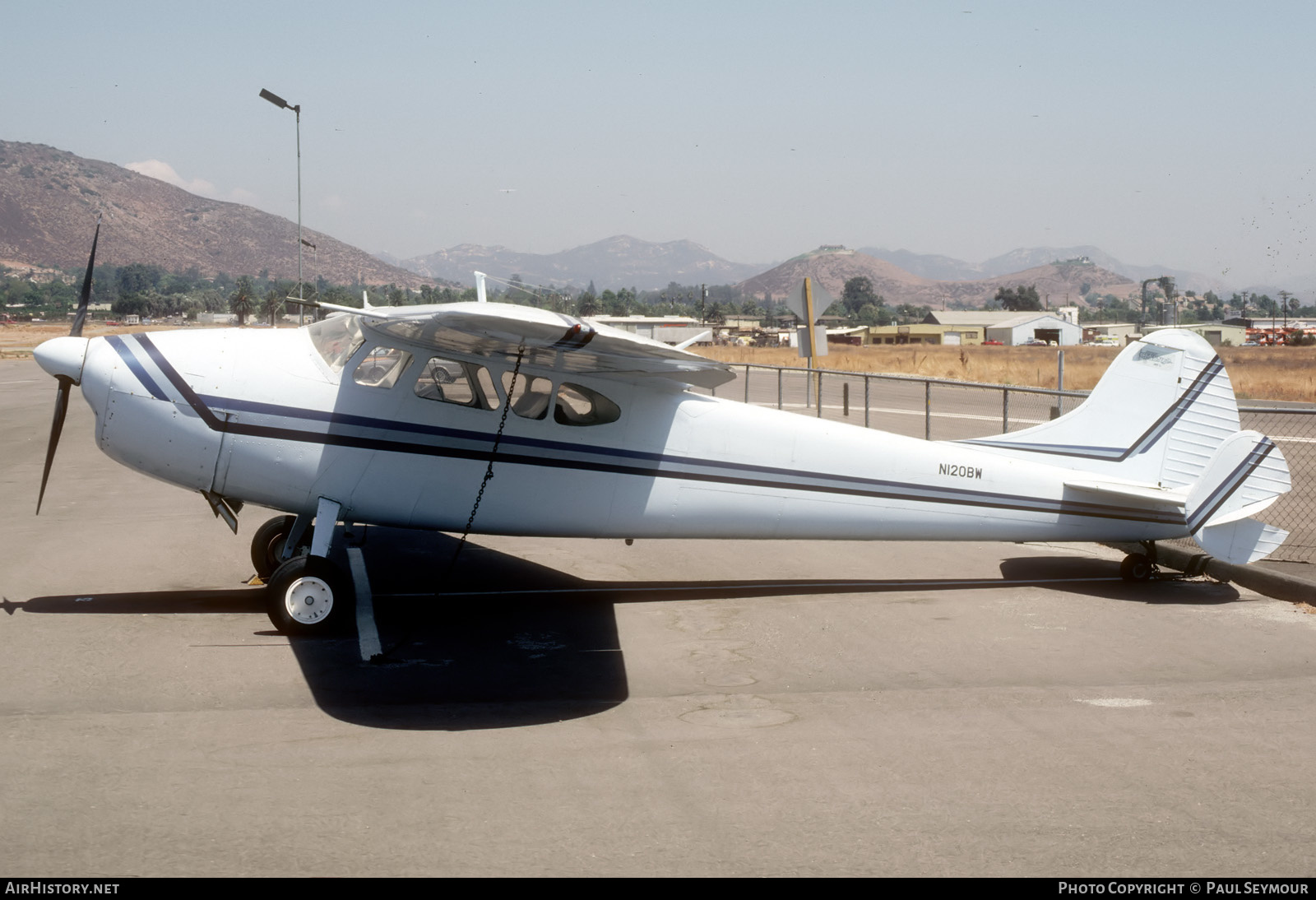 Aircraft Photo of N120BW | Cessna 195A | AirHistory.net #308318