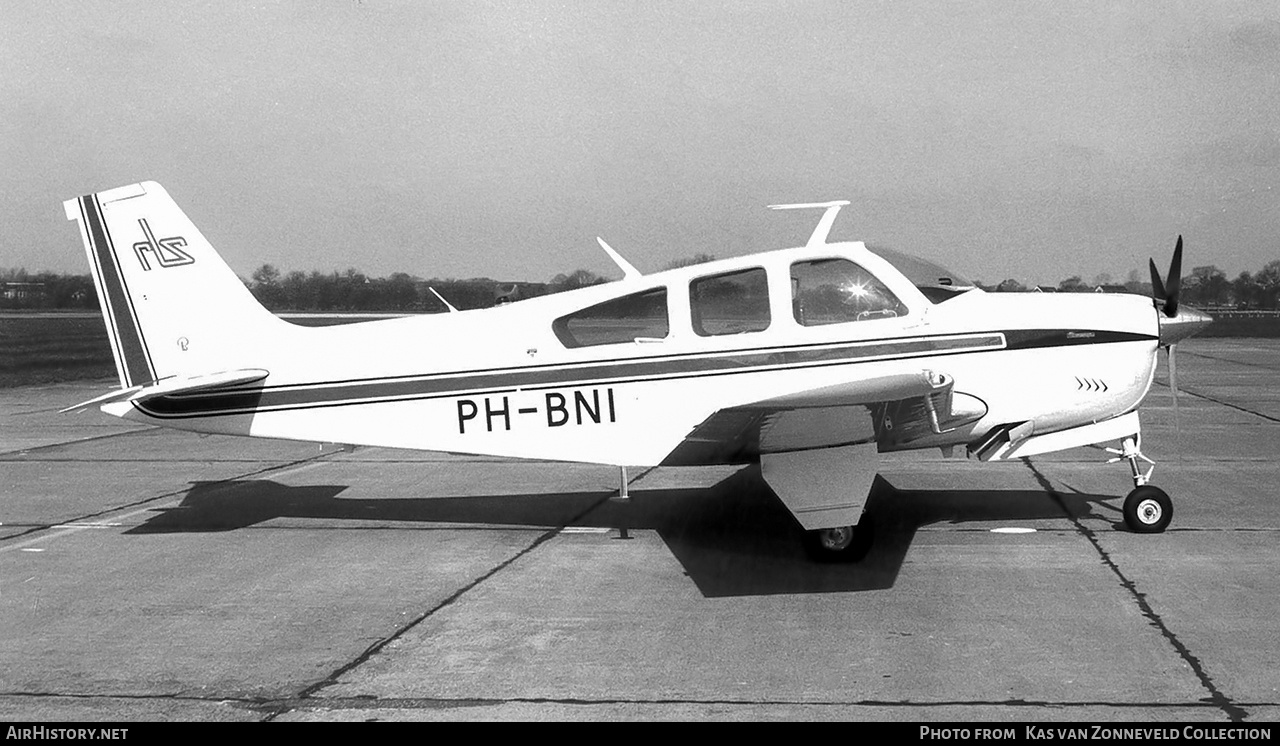 Aircraft Photo of PH-BNI | Beech F33C Bonanza | Rijksluchtvaartschool - RLS | AirHistory.net #308322