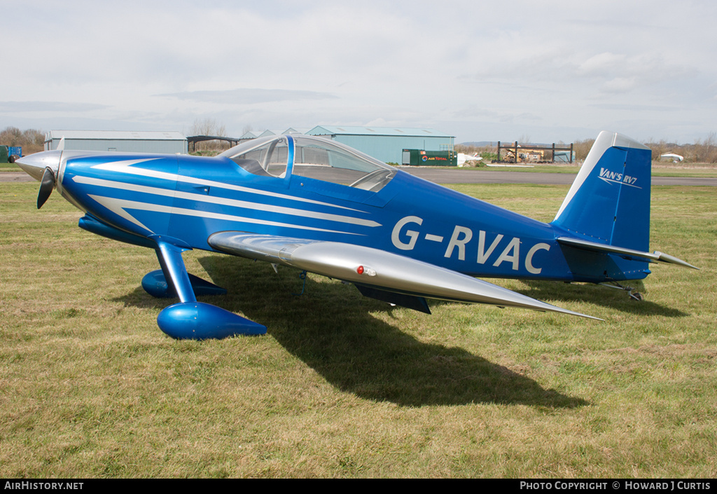 Aircraft Photo of G-RVAC | Van's RV-7 | AirHistory.net #308354