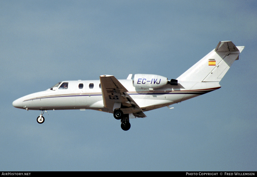 Aircraft Photo of EC-IVJ | Cessna 525 CitationJet CJ1 | AirHistory.net #308368