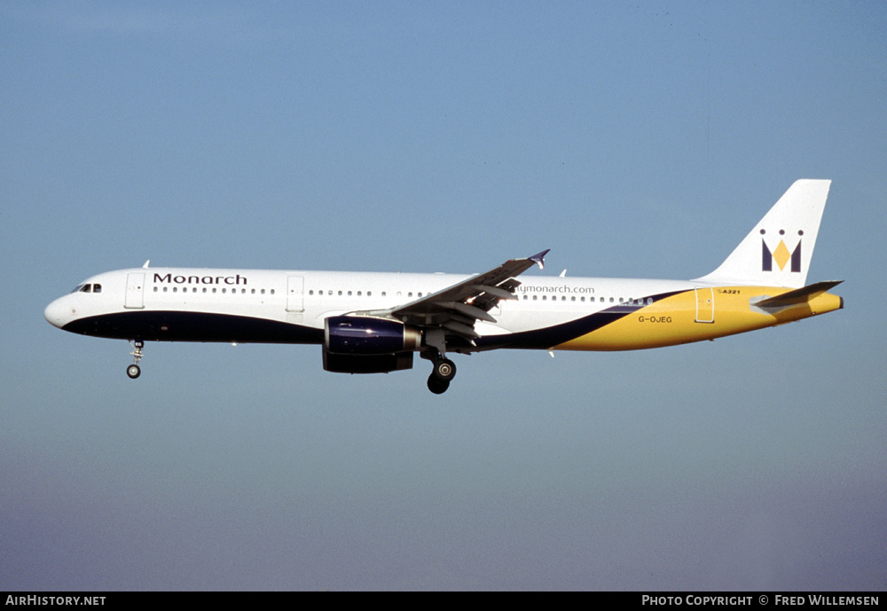Aircraft Photo of G-OJEG | Airbus A321-231 | Monarch Airlines | AirHistory.net #308374