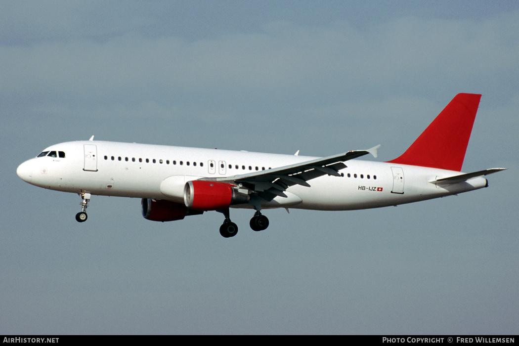 Aircraft Photo of HB-IJZ | Airbus A320-211 | AirHistory.net #308375