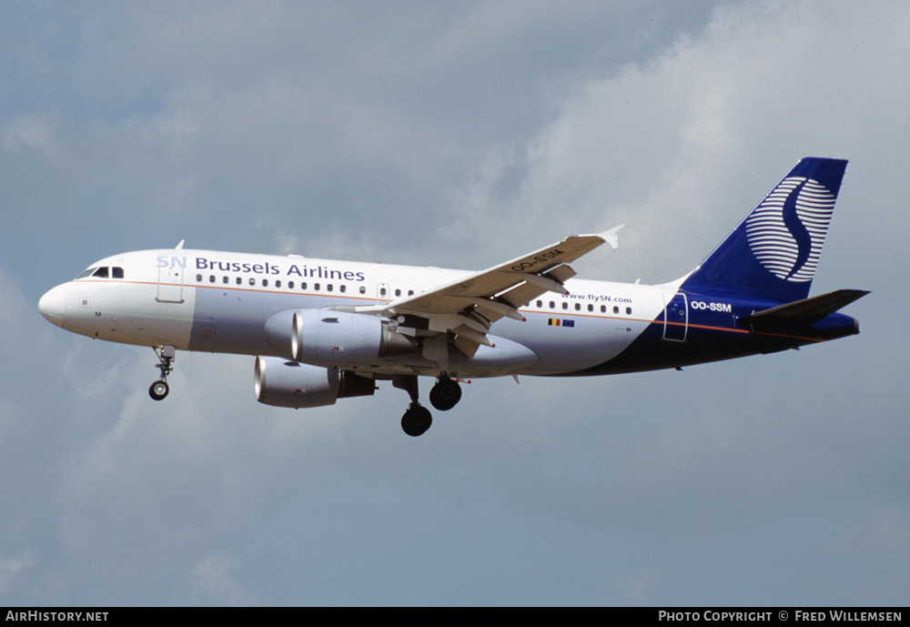Aircraft Photo of OO-SSM | Airbus A319-112 | Brussels Airlines | AirHistory.net #308378