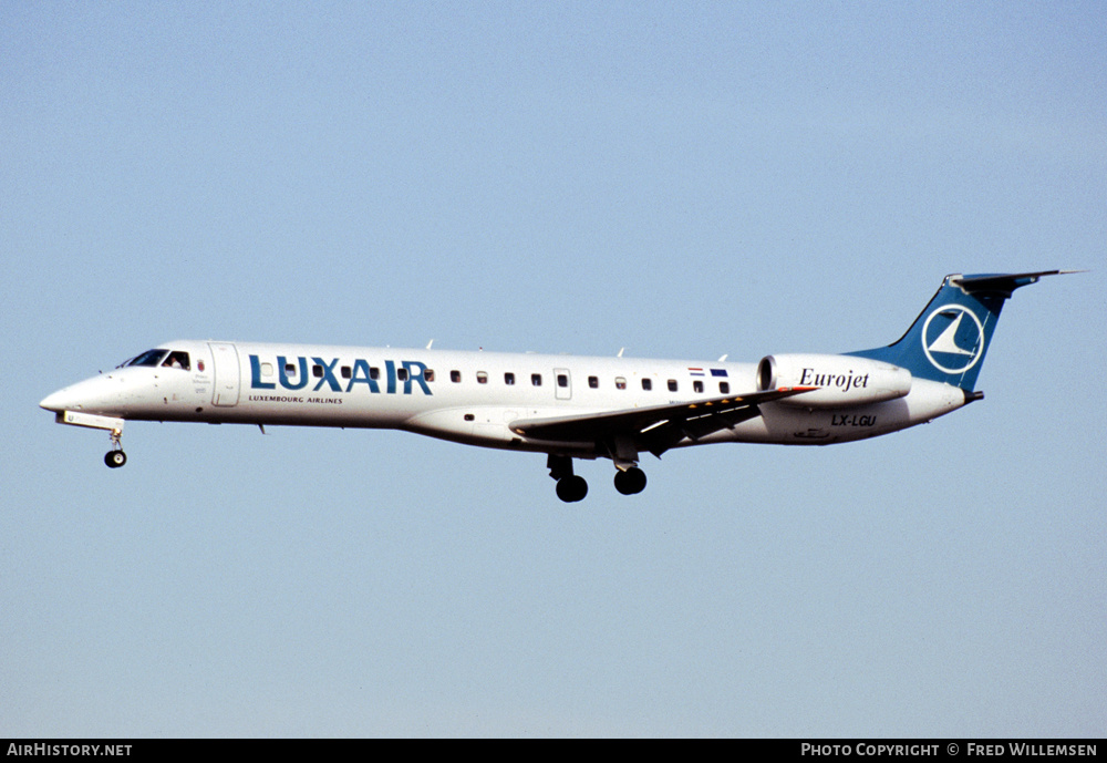 Aircraft Photo of LX-LGU | Embraer ERJ-145EP (EMB-145EP) | Luxair | AirHistory.net #308394