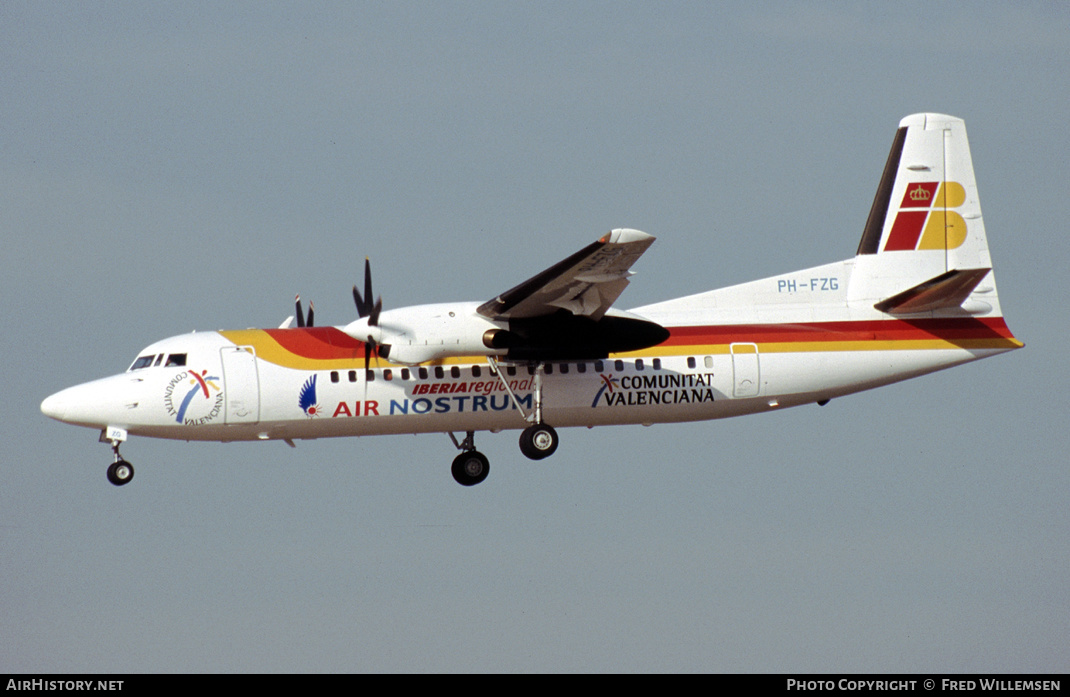 Aircraft Photo of PH-FZG | Fokker 50 | Iberia Regional | AirHistory.net #308395