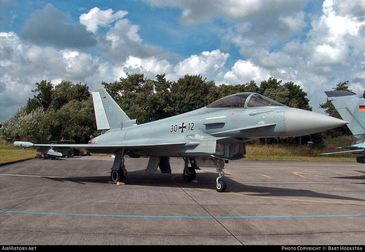 Aircraft Photo of 3012 | Eurofighter EF-2000 Typhoon S | Germany - Air Force | AirHistory.net #308402