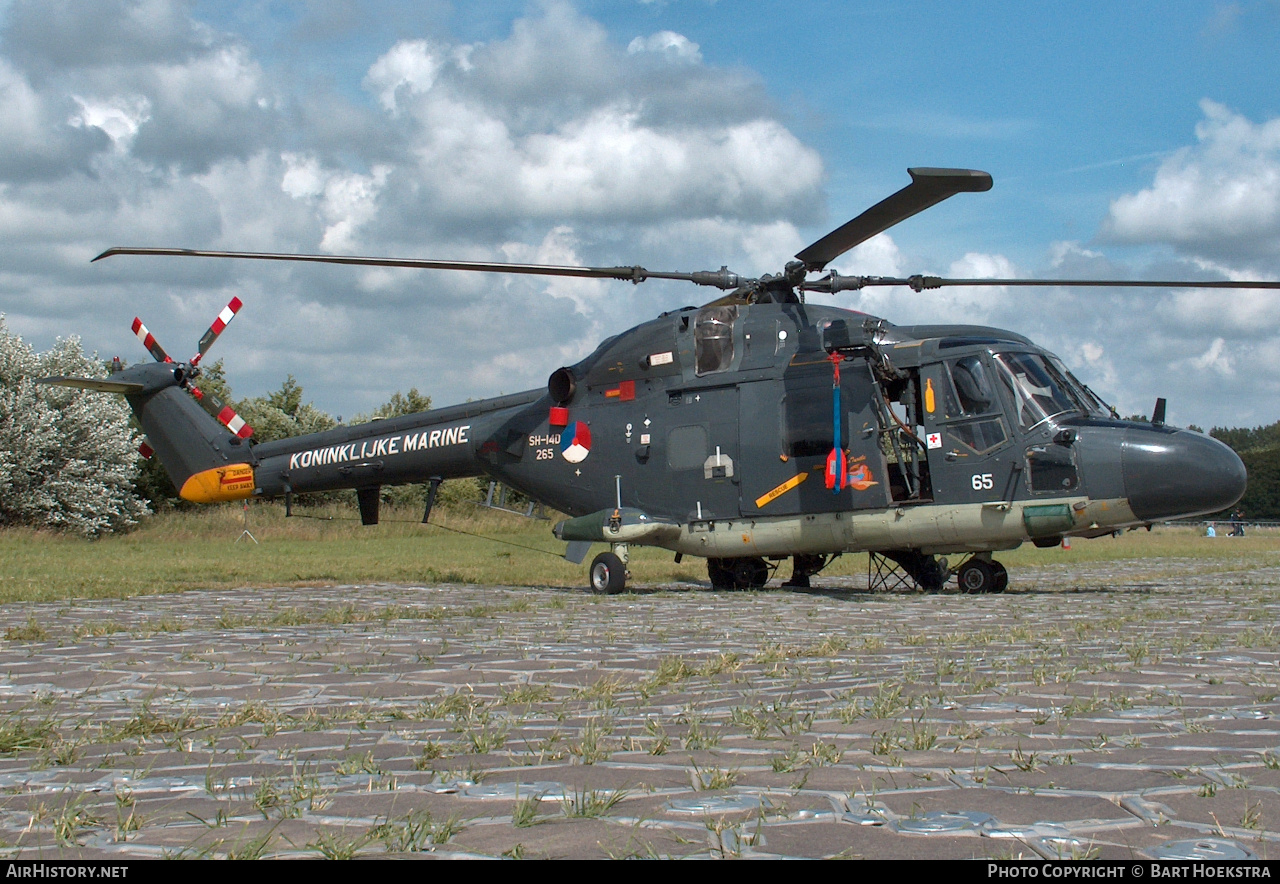 Aircraft Photo of 265 | Westland SH-14D Lynx (WG-13) | Netherlands - Navy | AirHistory.net #308405