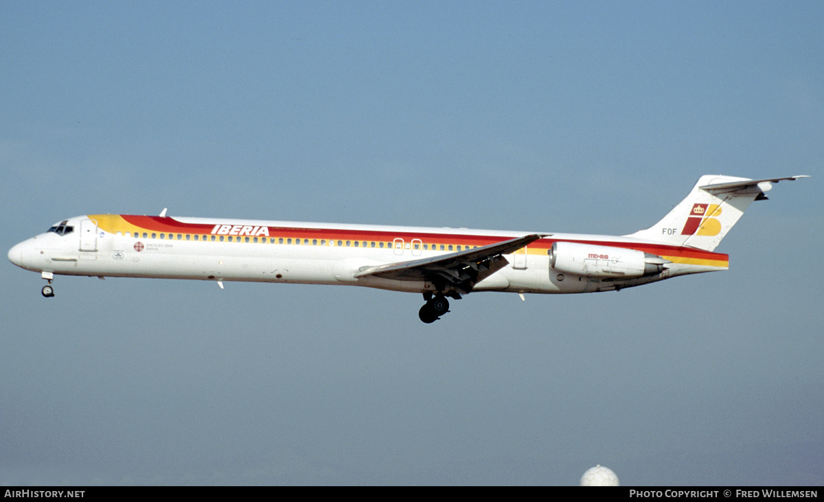 Aircraft Photo of EC-FOF | McDonnell Douglas MD-88 | Iberia | AirHistory.net #308407