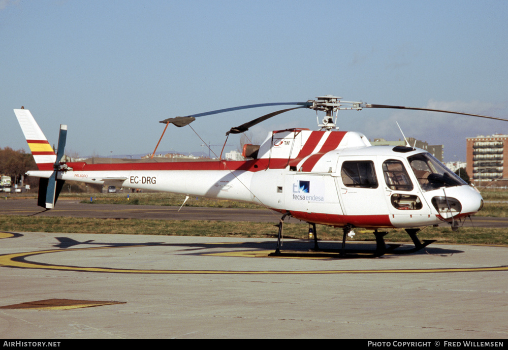 Aircraft Photo of EC-DRG | Aerospatiale AS-350B-1 Ecureuil | TAF Helicopters | AirHistory.net #308410