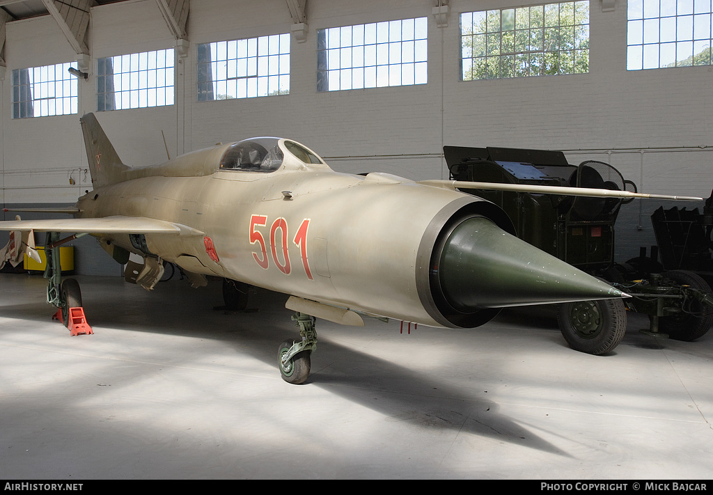 Aircraft Photo of 501 | Mikoyan-Gurevich MiG-21PF | Hungary - Air Force | AirHistory.net #308422