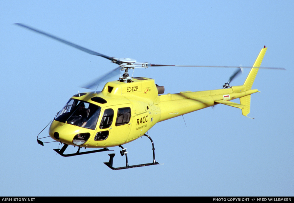 Aircraft Photo of EC-EZP | Aerospatiale AS-350B Ecureuil | RACC - Reial Automòbil Club de Catalunya | AirHistory.net #308432