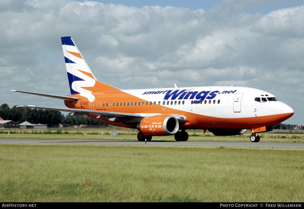 Aircraft Photo of OK-SWZ | Boeing 737-530 | Smartwings | AirHistory.net #308455