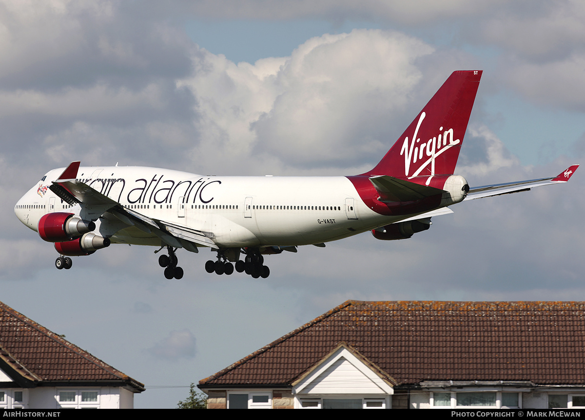 Aircraft Photo of G-VAST | Boeing 747-41R | Virgin Atlantic Airways | AirHistory.net #308483
