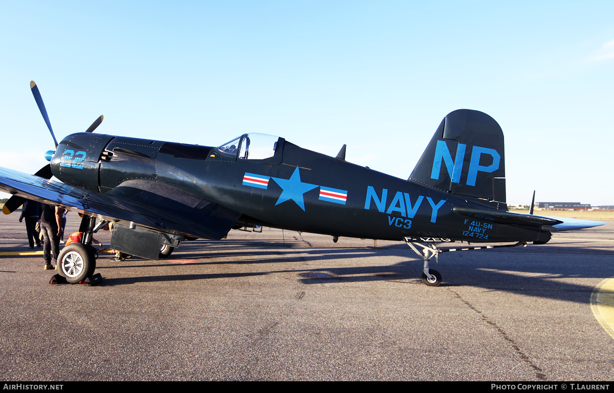 Aircraft Photo of F-AZEG / 124724 | Vought F4U-5NL Corsair | USA - Navy | AirHistory.net #308500