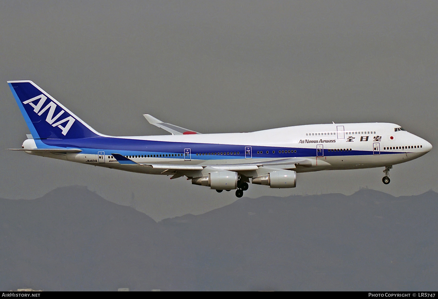 Aircraft Photo of JA401A | Boeing 747-481 | All Nippon Airways - ANA | AirHistory.net #308515