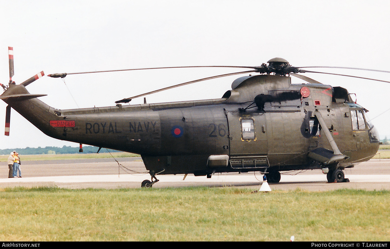 Aircraft Photo of ZA299 | Westland WS-61 Sea King HC4 | UK - Navy | AirHistory.net #308529