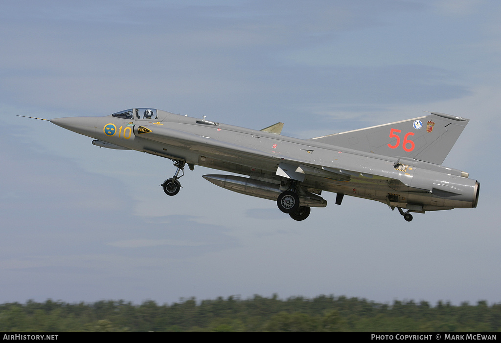 Aircraft Photo of 35556 | Saab J35J Draken | Sweden - Air Force | AirHistory.net #308560