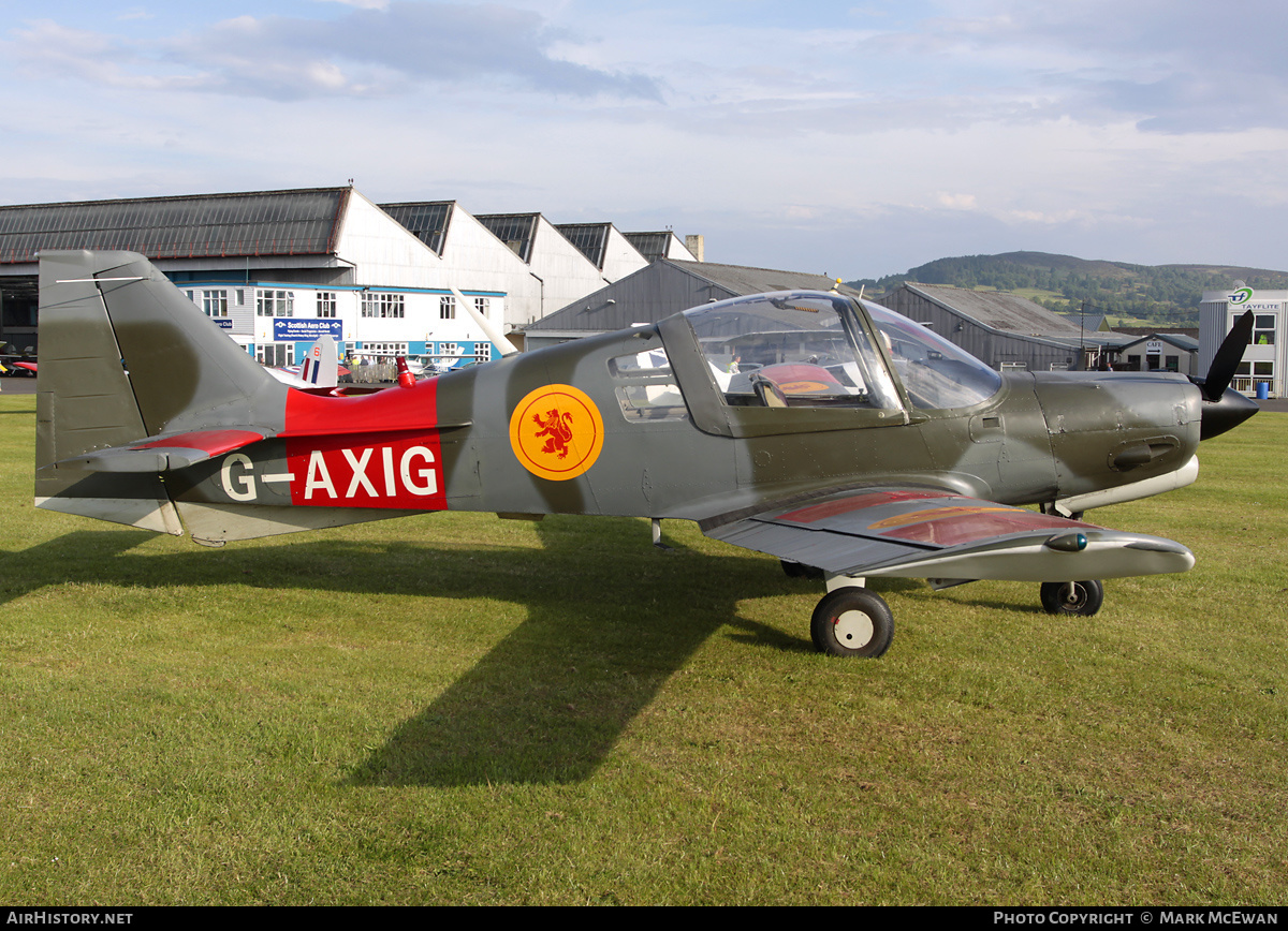 Aircraft Photo of G-AXIG | Scottish Aviation Bulldog 104 | AirHistory.net #308563
