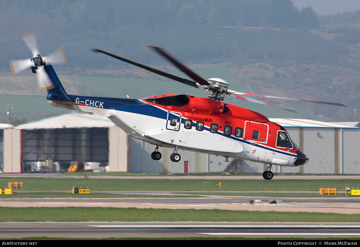 Aircraft Photo of G-CHCK | Sikorsky S-92A | CHC Helicopters | AirHistory.net #308590