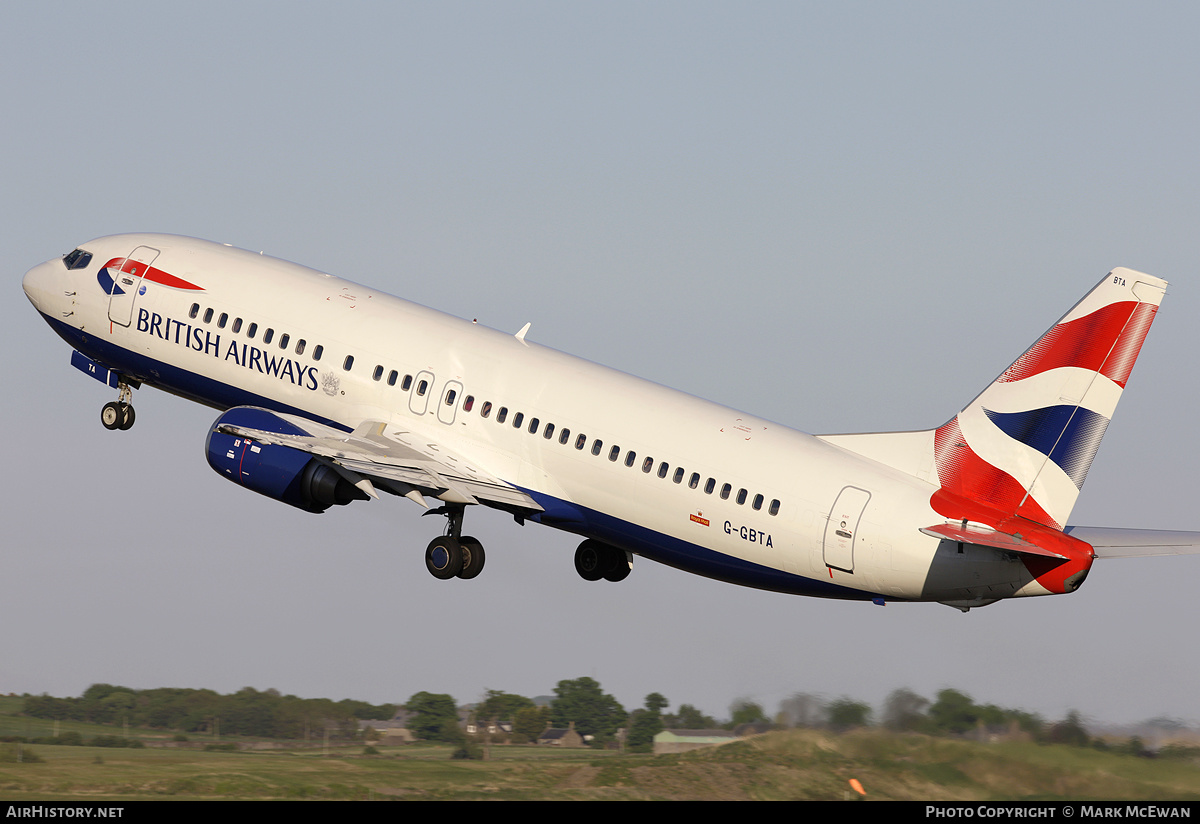 Aircraft Photo of G-GBTA | Boeing 737-436 | British Airways | AirHistory.net #308599